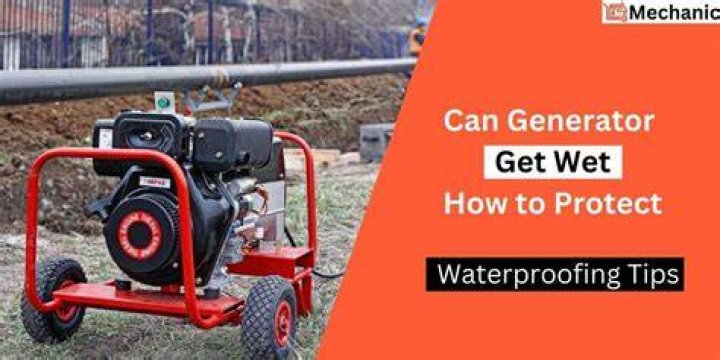can a generator get wet