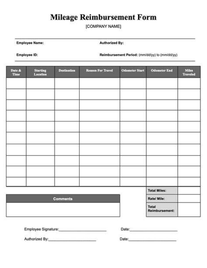 federal mileage reimbursement