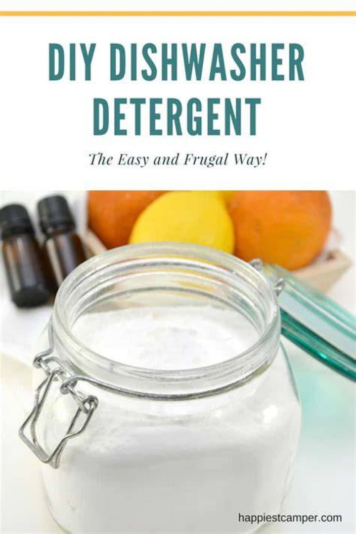 homemade dishwasher detergent