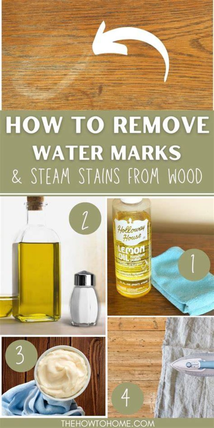how to remove water stains from glass