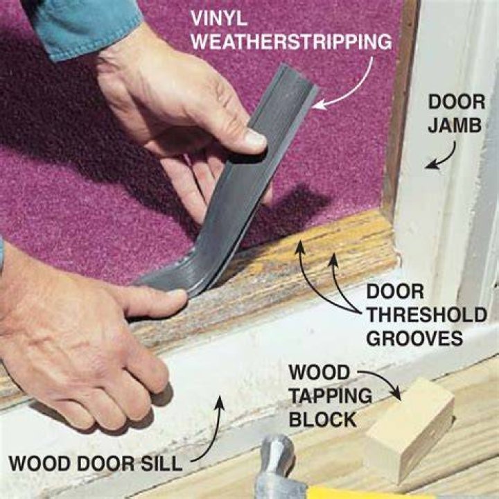 how to replace weather stripping on door