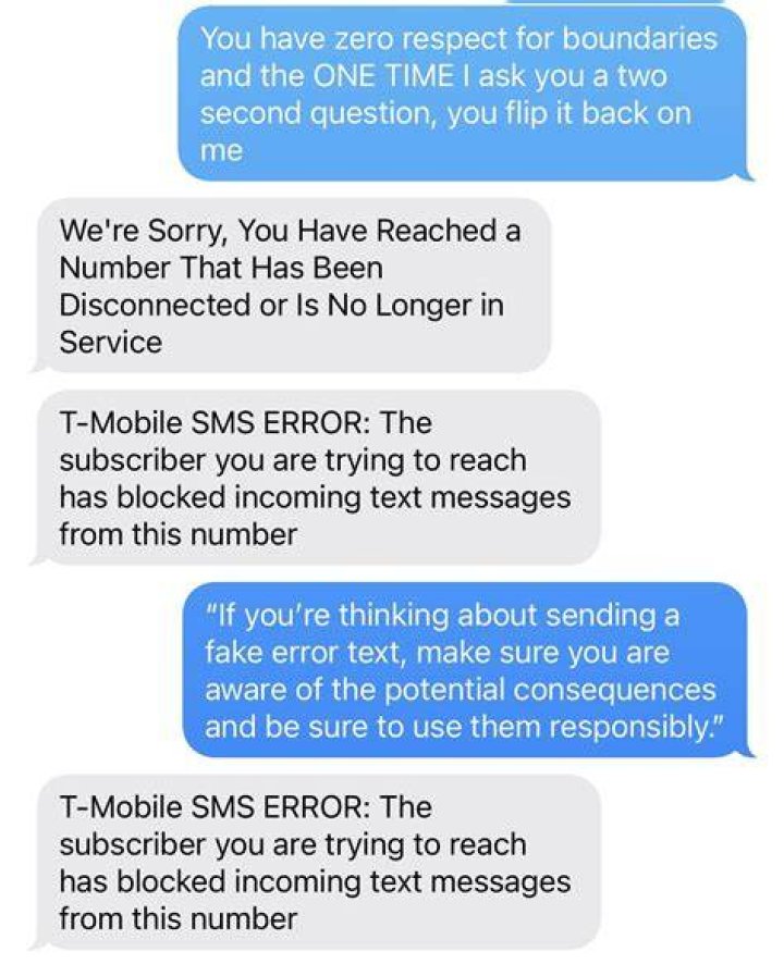 how to text a blocked number