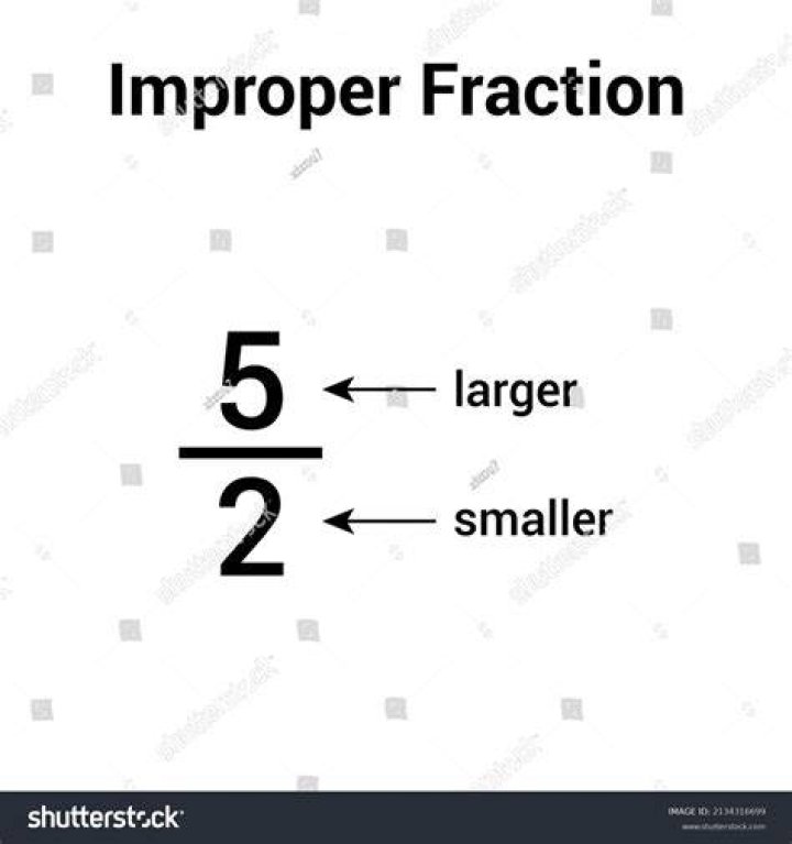 what is an improper fraction